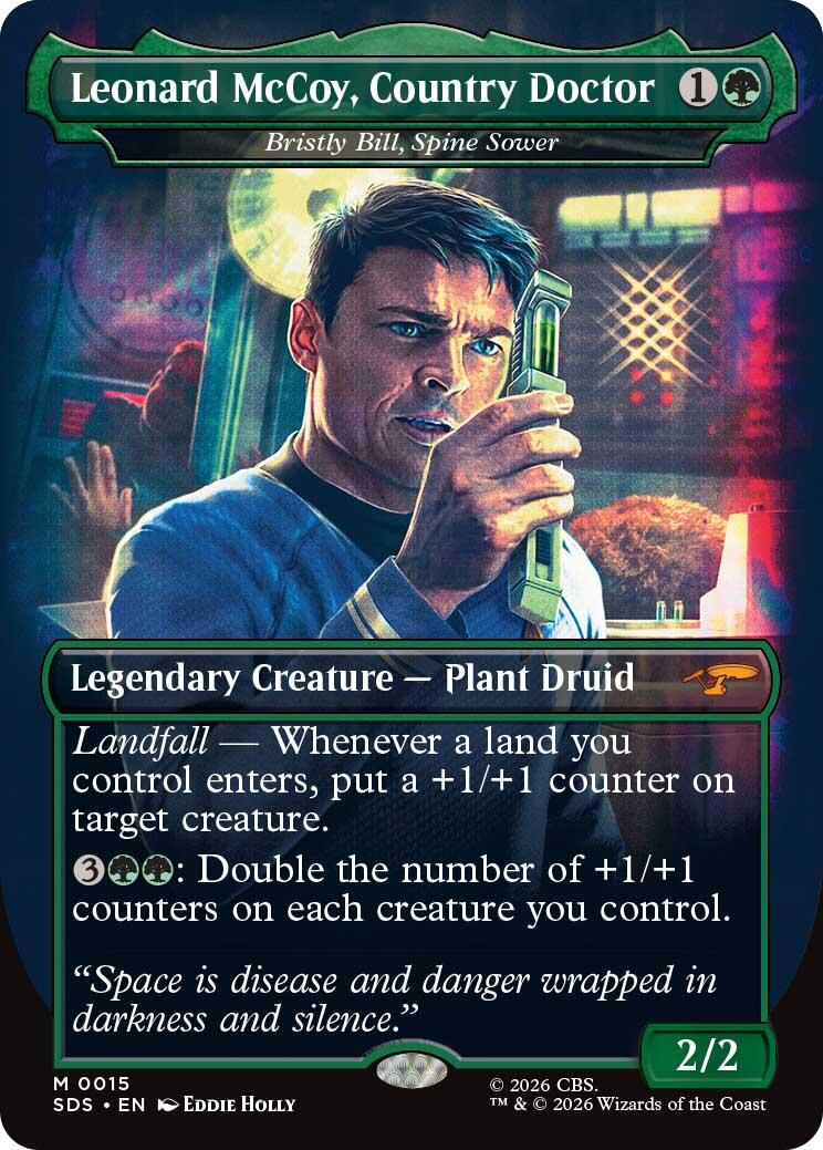 Leonard McCoy, Country Doctor - Bristly Bill, Spine Sower (Borderless) [Star Trek: Stardates] | Exor Games Bridgewater