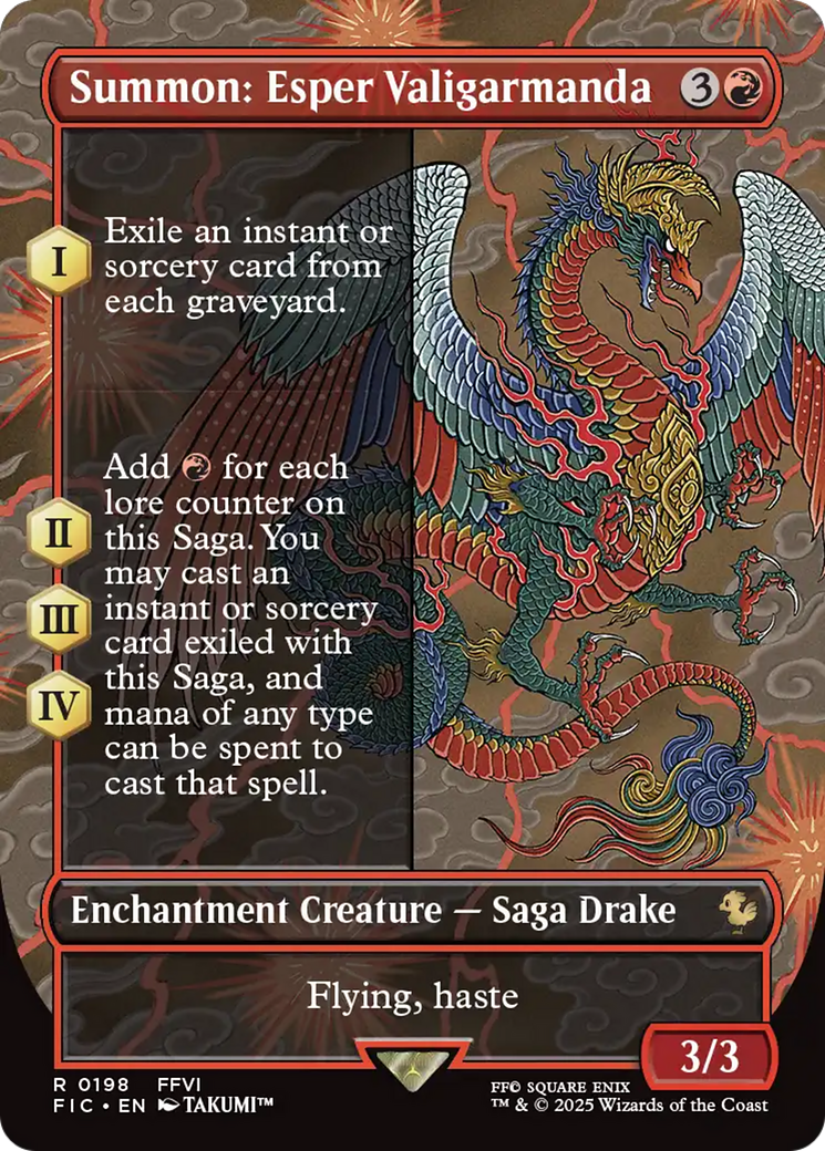 Summon: Esper Valigarmanda (Borderless) [FINAL FANTASY Commander] | Exor Games Bridgewater