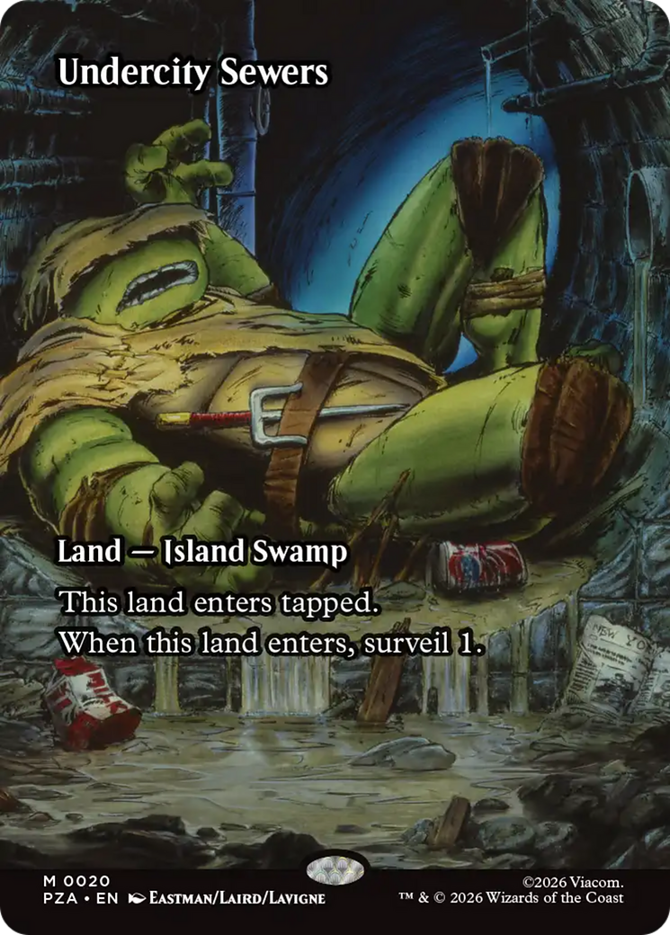 Undercity Sewers (Borderless) [Teenage Mutant Ninja Turtles Eternal-Legal] | Exor Games Bridgewater