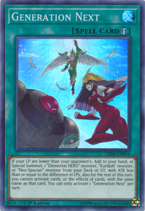 Generation Next [LED6-EN014] Super Rare | Exor Games Bridgewater