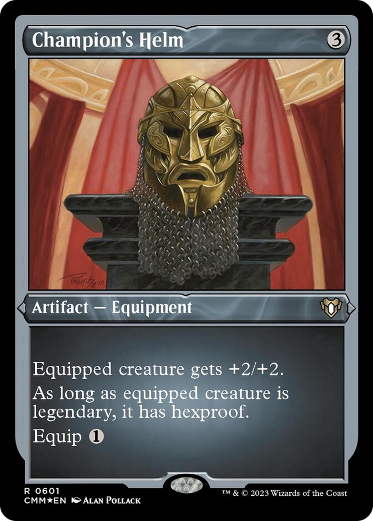 Champion's Helm (Foil Etched) [Commander Masters] | Exor Games Bridgewater