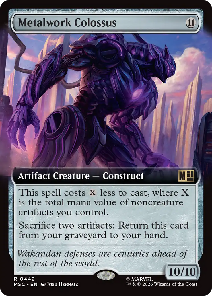 Metalwork Colossus (Extended Art) [Marvel Super Heroes Commander] | Exor Games Bridgewater