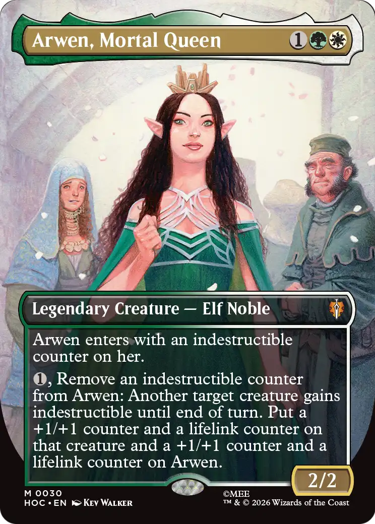 Arwen, Mortal Queen (Borderless) [The Hobbit: Eternal-Legal] | Exor Games Bridgewater