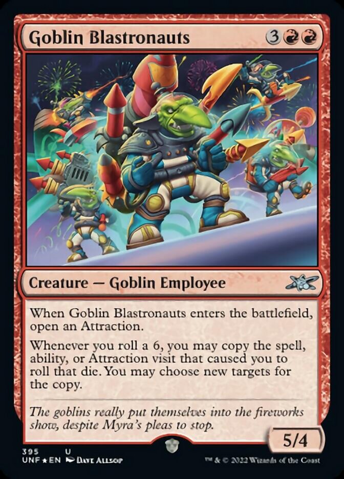 Goblin Blastronauts (Galaxy Foil) [Unfinity] | Exor Games Bridgewater