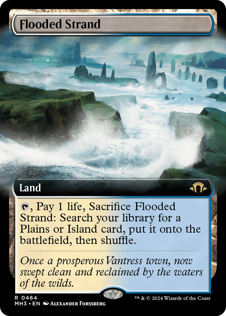 Flooded Strand (Extended Art) [Modern Horizons 3] | Exor Games Bridgewater