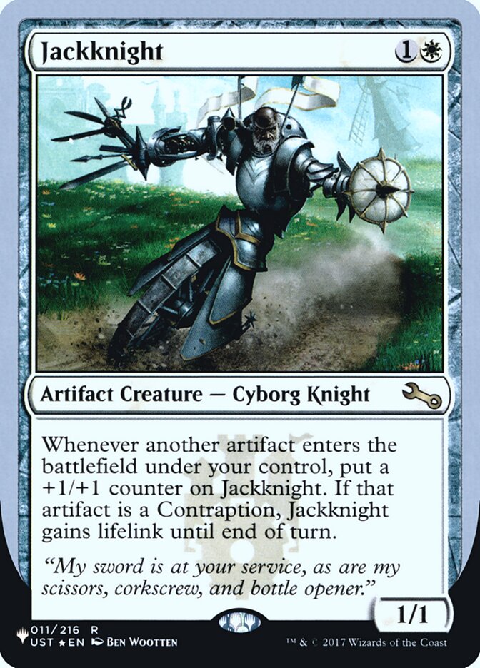Jackknight (Unfinity Foil Edition) [The List] | Exor Games Bridgewater