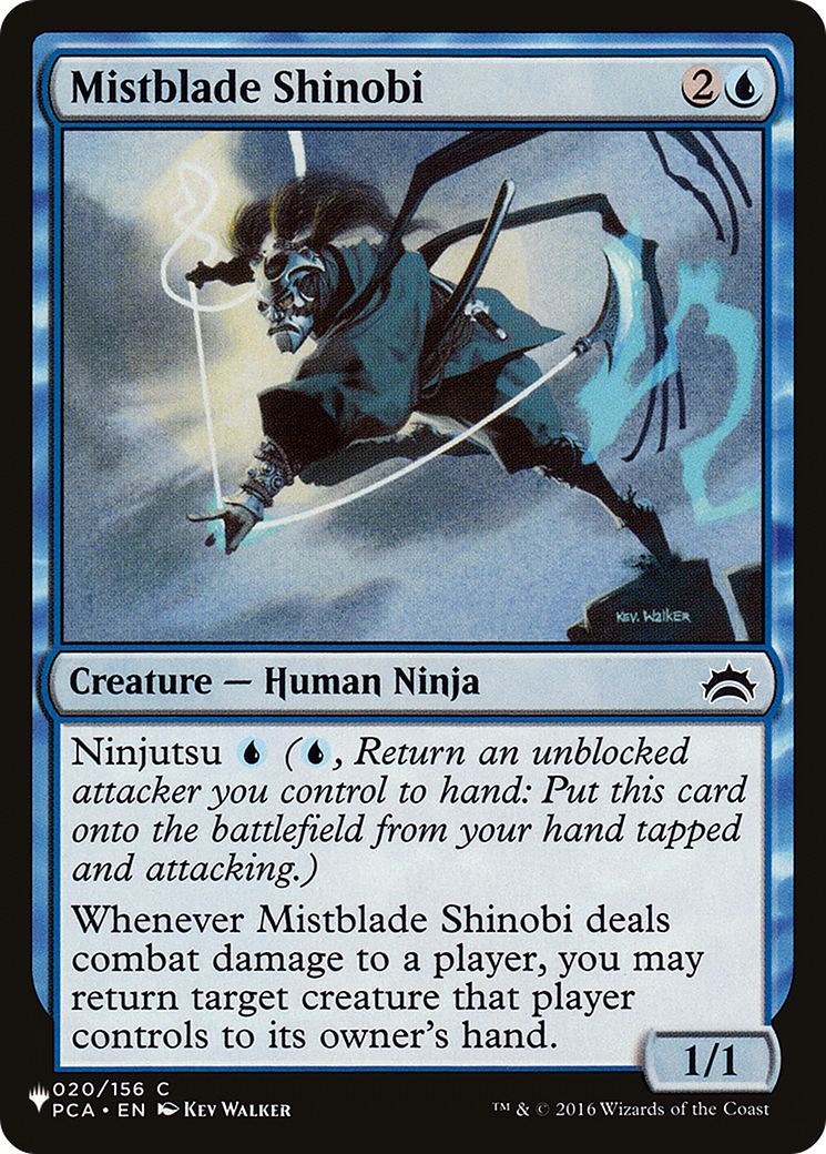 Mistblade Shinobi [The List Reprints] | Exor Games Bridgewater