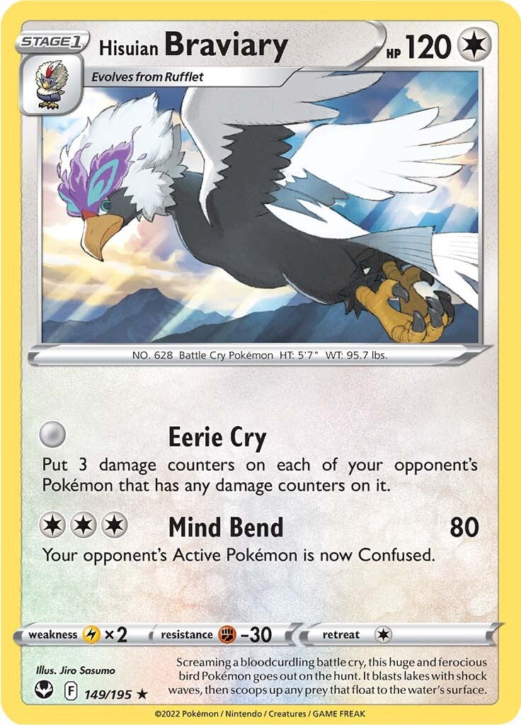 Hisuian Braviary (149/195) [Sword & Shield: Silver Tempest] | Exor Games Bridgewater