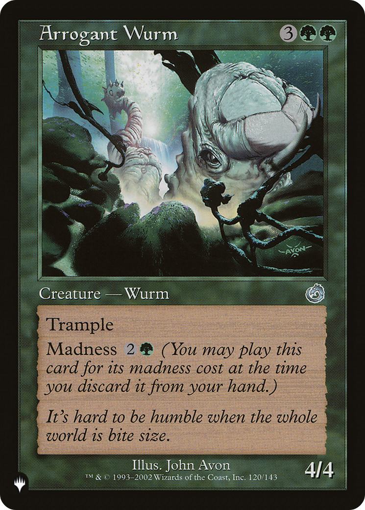 Arrogant Wurm [The List Reprints] | Exor Games Bridgewater