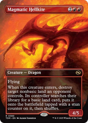Magmatic Hellkite (Borderless) [Tarkir: Dragonstorm] | Exor Games Bridgewater