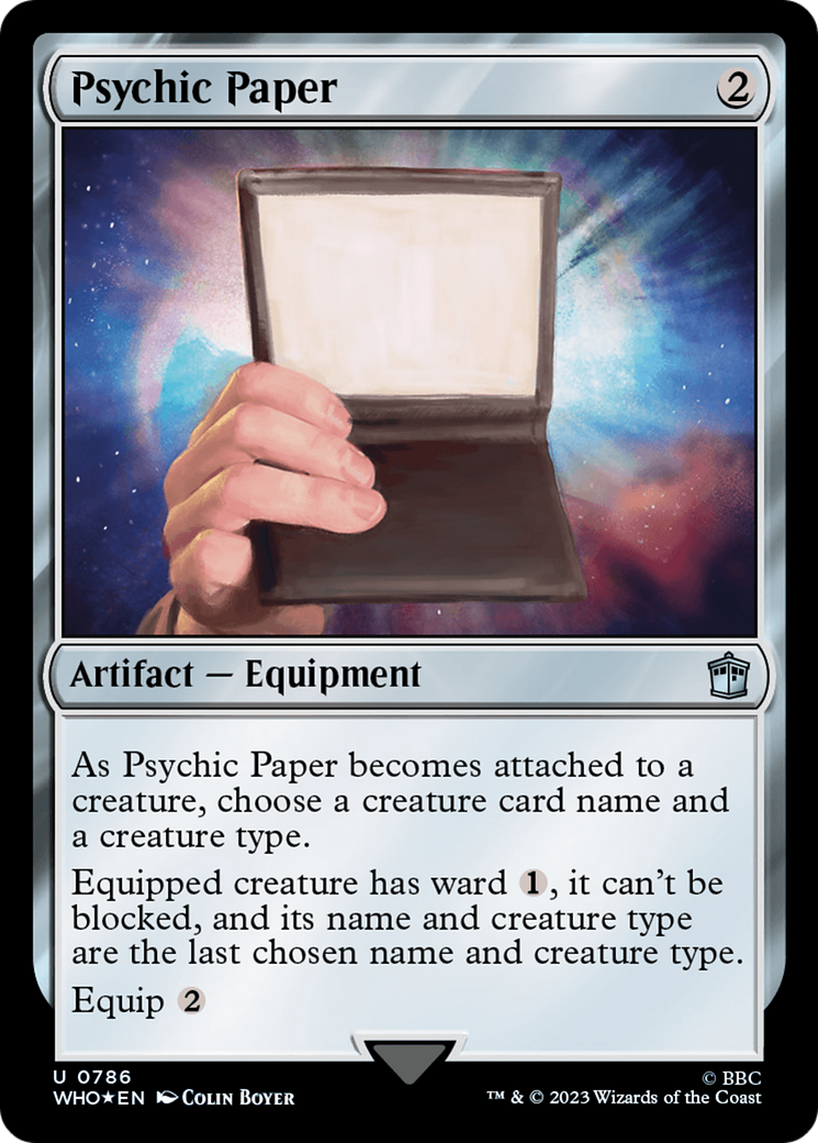 Psychic Paper (Surge Foil) [Doctor Who] | Exor Games Bridgewater