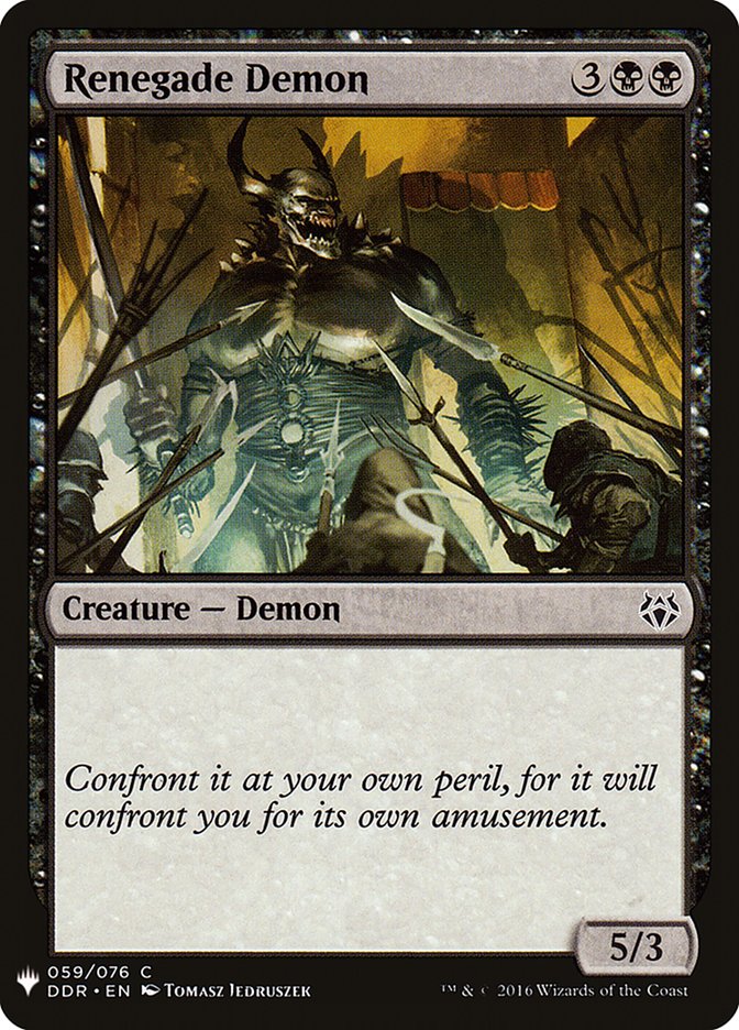 Renegade Demon [Mystery Booster] | Exor Games Bridgewater