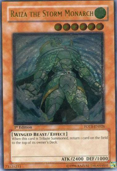 Raiza the Storm Monarch [FOTB-EN026] Ultimate Rare | Exor Games Bridgewater