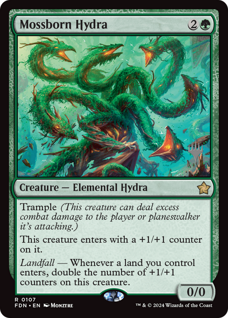 Mossborn Hydra [Lorwyn Eclipsed Promos] | Exor Games Bridgewater