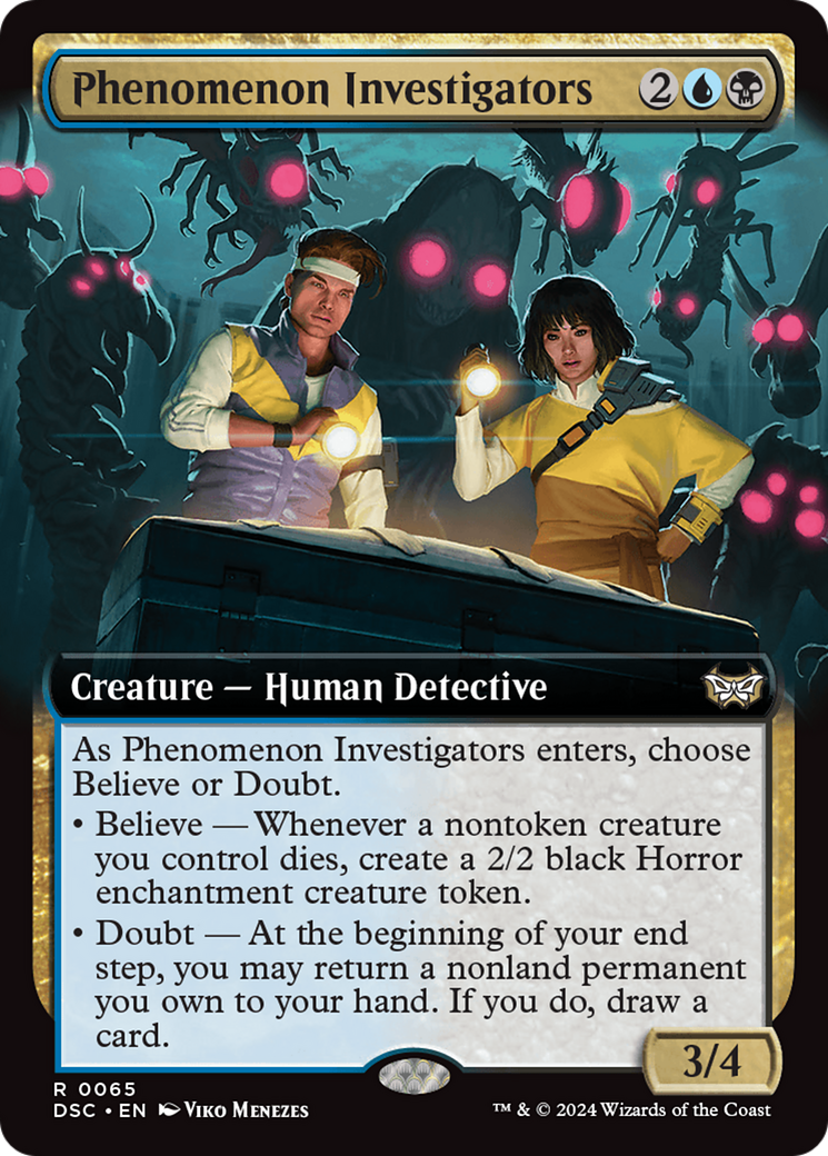 Phenomenon Investigators (Extended Art) [Duskmourn: House of Horror Commander] | Exor Games Bridgewater