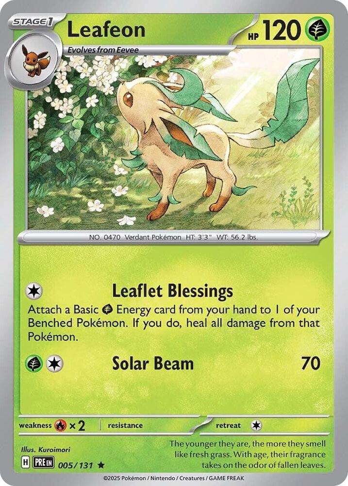 Leafeon (005/131) [Scarlet & Violet: Prismatic Evolutions] | Exor Games Bridgewater