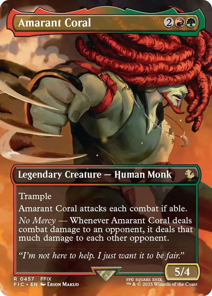 Amarant Coral (Borderless) [FINAL FANTASY Commander] | Exor Games Bridgewater