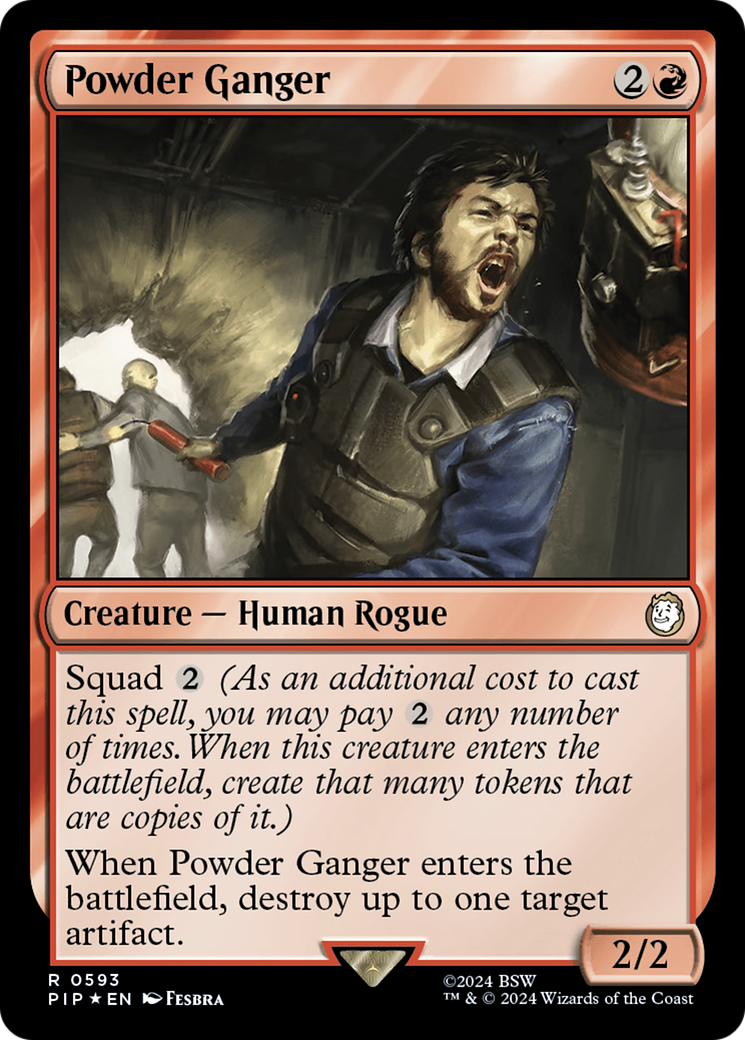 Powder Ganger (Surge Foil) [Fallout] | Exor Games Bridgewater