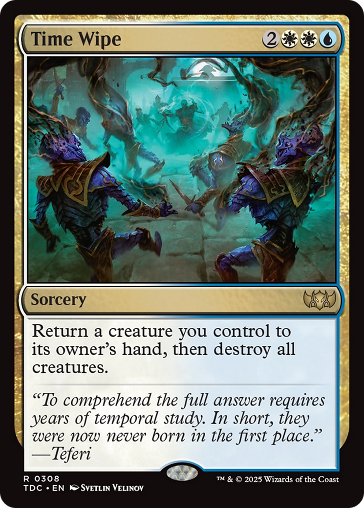 Time Wipe [Tarkir: Dragonstorm Commander] | Exor Games Bridgewater