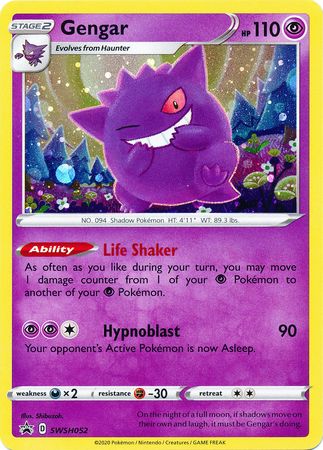 Gengar (SWSH052) [Sword & Shield: Black Star Promos] | Exor Games Bridgewater