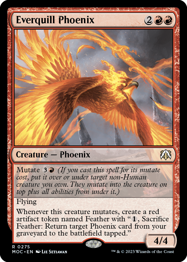 Everquill Phoenix [March of the Machine Commander] | Exor Games Bridgewater