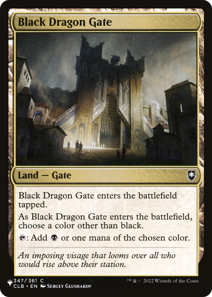 Black Dragon Gate [The List] | Exor Games Bridgewater