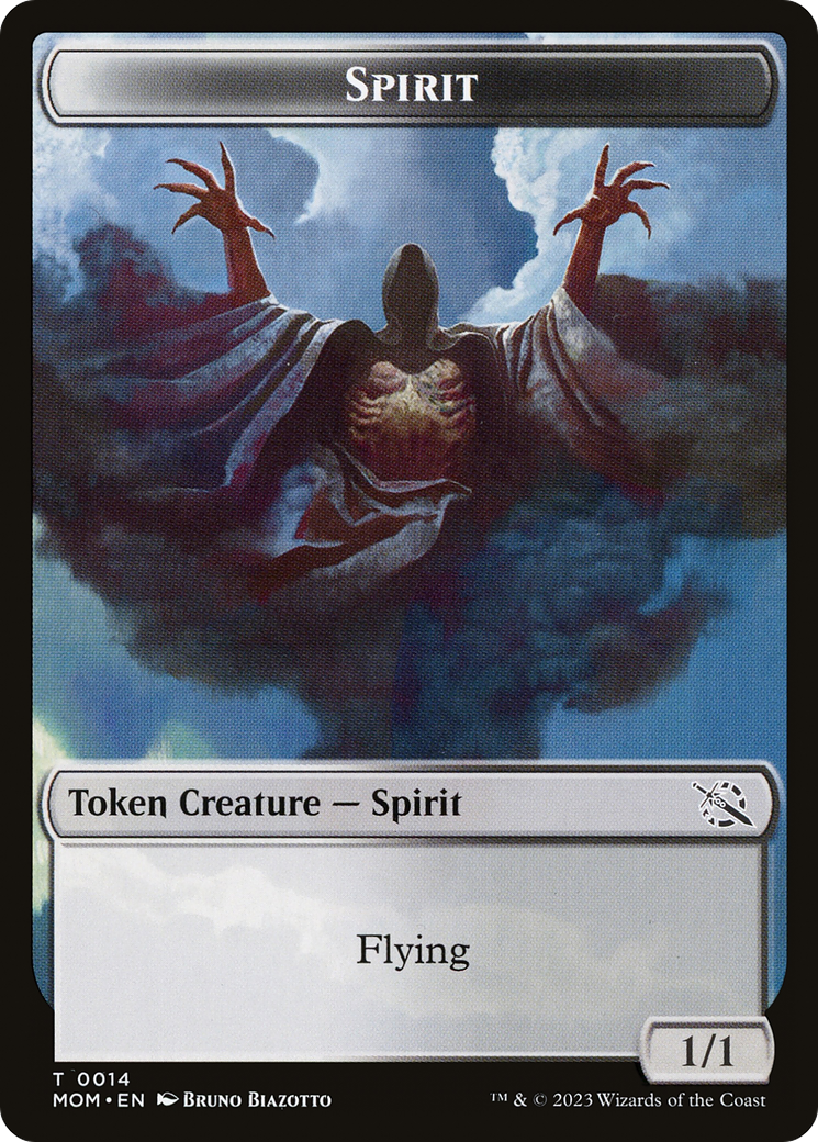 Thopter // Spirit (14) Double-Sided Token [March of the Machine Tokens] | Exor Games Bridgewater