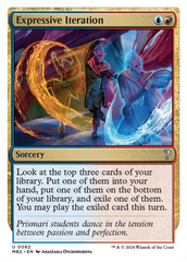 Expressive Iteration (White Border) [Mystery Booster 2] | Exor Games Bridgewater