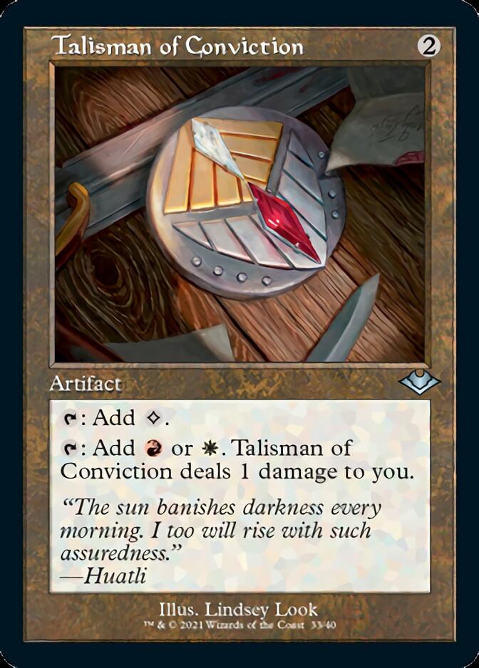 Talisman of Conviction (Retro) [Modern Horizons] | Exor Games Bridgewater