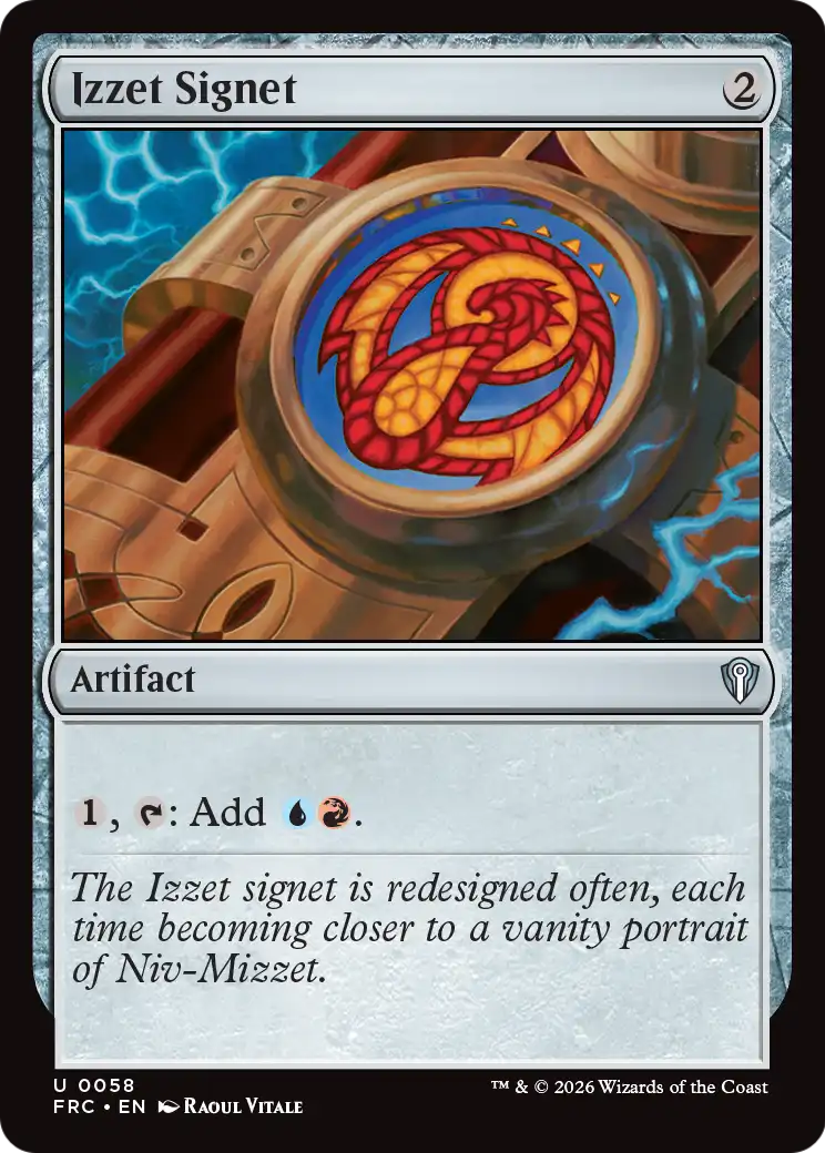 Izzet Signet [Reality Fracture Commander] | Exor Games Bridgewater