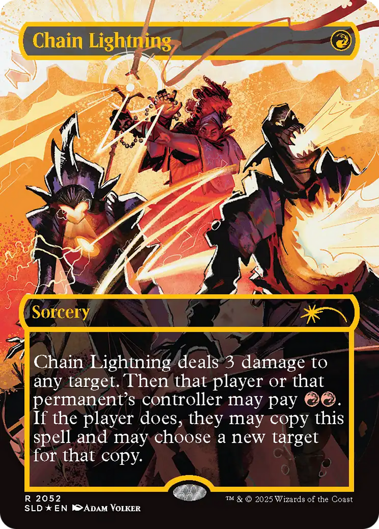 Chain Lightning (2047) (Raised Foil) [Secret Lair Drop Series] | Exor Games Bridgewater