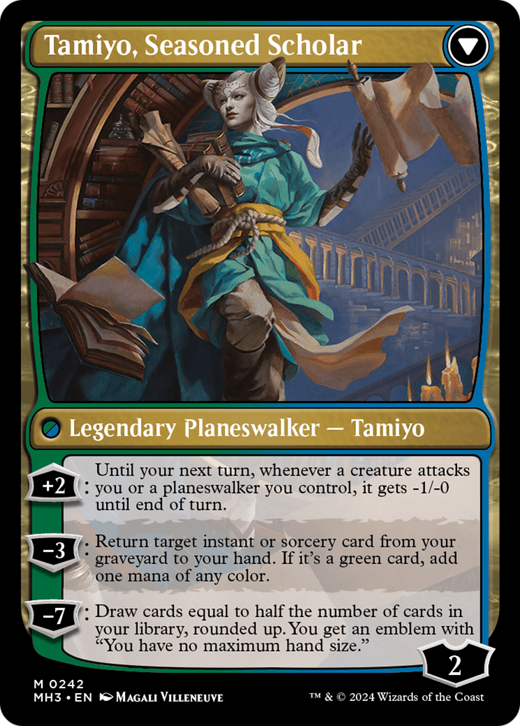 Tamiyo, Inquisitive Student // Tamiyo, Seasoned Scholar [Modern Horizons 3] | Exor Games Bridgewater