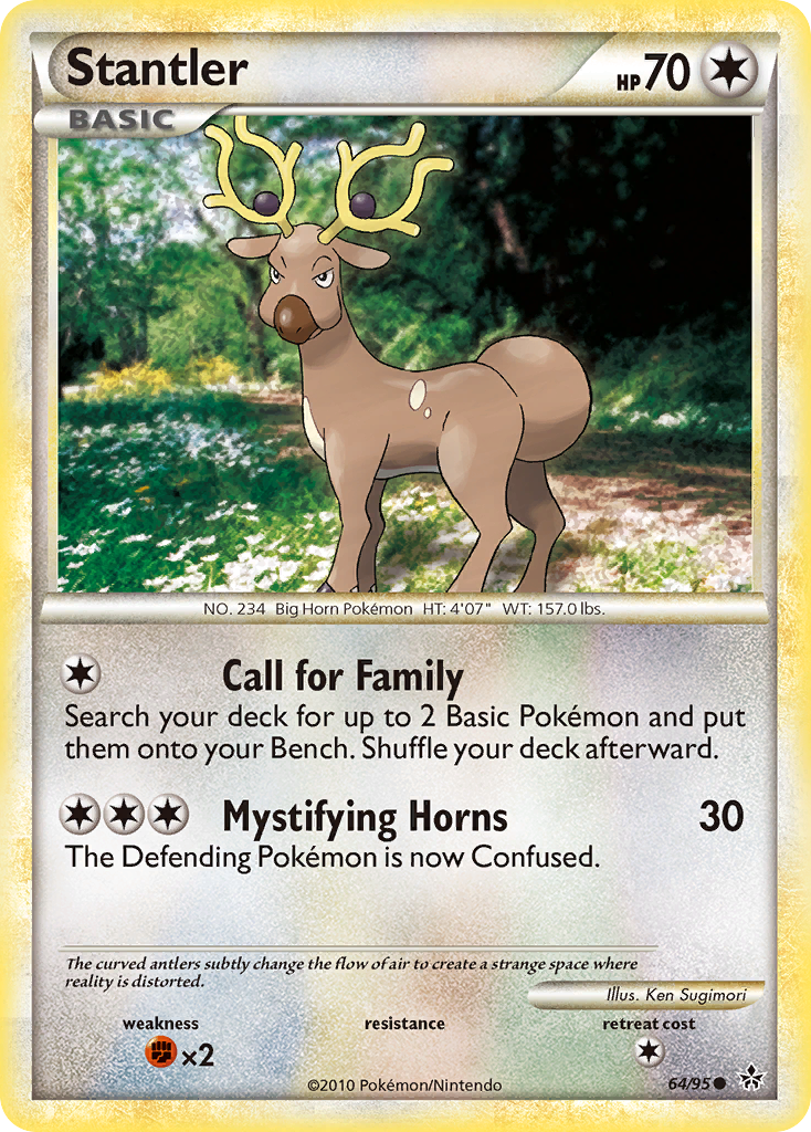 Stantler (64/95) [HeartGold & SoulSilver: Unleashed] | Exor Games Bridgewater