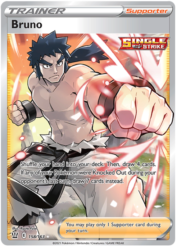 Bruno (158/163) [Sword & Shield: Battle Styles] | Exor Games Bridgewater