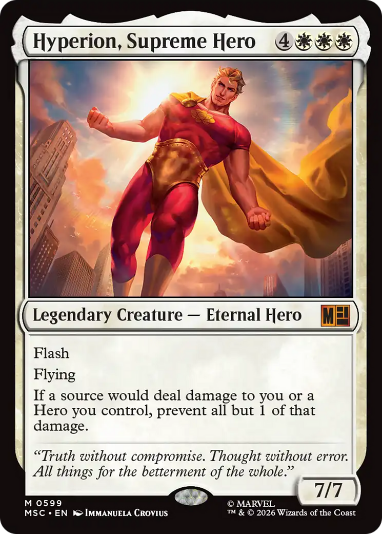 Hyperion, Supreme Hero [Marvel Super Heroes Commander] | Exor Games Bridgewater