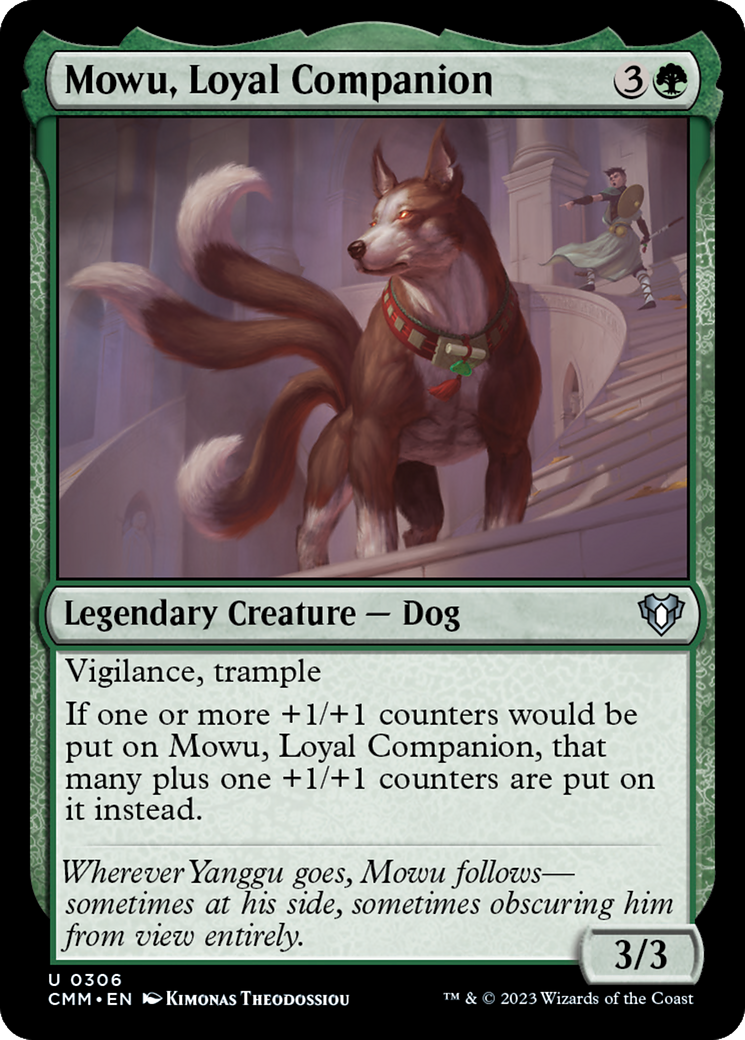 Mowu, Loyal Companion [Commander Masters] | Exor Games Bridgewater