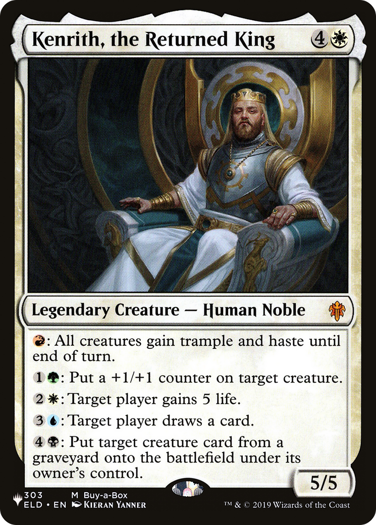 Kenrith, the Returned King [The List] | Exor Games Bridgewater