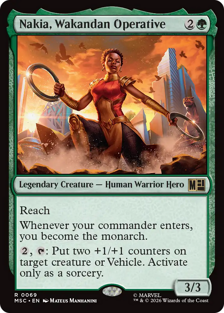 Nakia, Wakandan Operative (Surge Foil) [Marvel Super Heroes Commander] | Exor Games Bridgewater