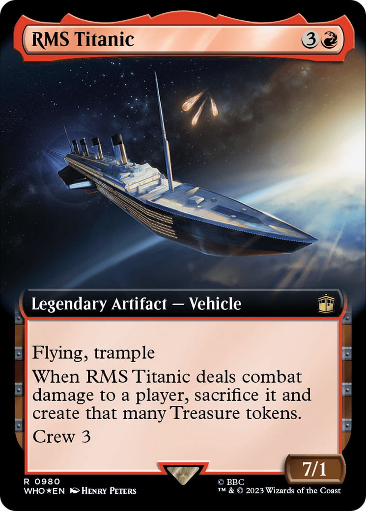 RMS Titanic (Extended Art) (Surge Foil) [Doctor Who] | Exor Games Bridgewater