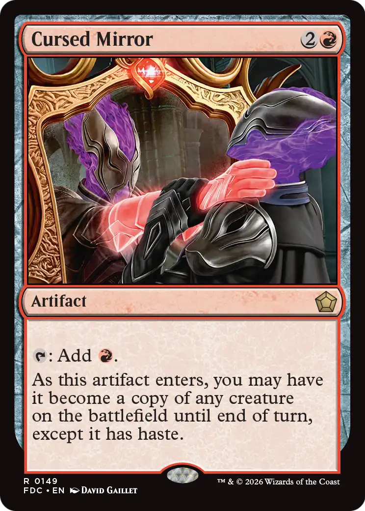 Cursed Mirror [Foundations Commander] | Exor Games Bridgewater