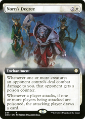 Norn's Decree (Extended Art) [Phyrexia: All Will Be One Commander] | Exor Games Bridgewater