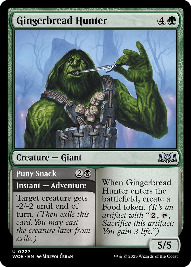 Gingerbread Hunter // Puny Snack [Wilds of Eldraine] | Exor Games Bridgewater