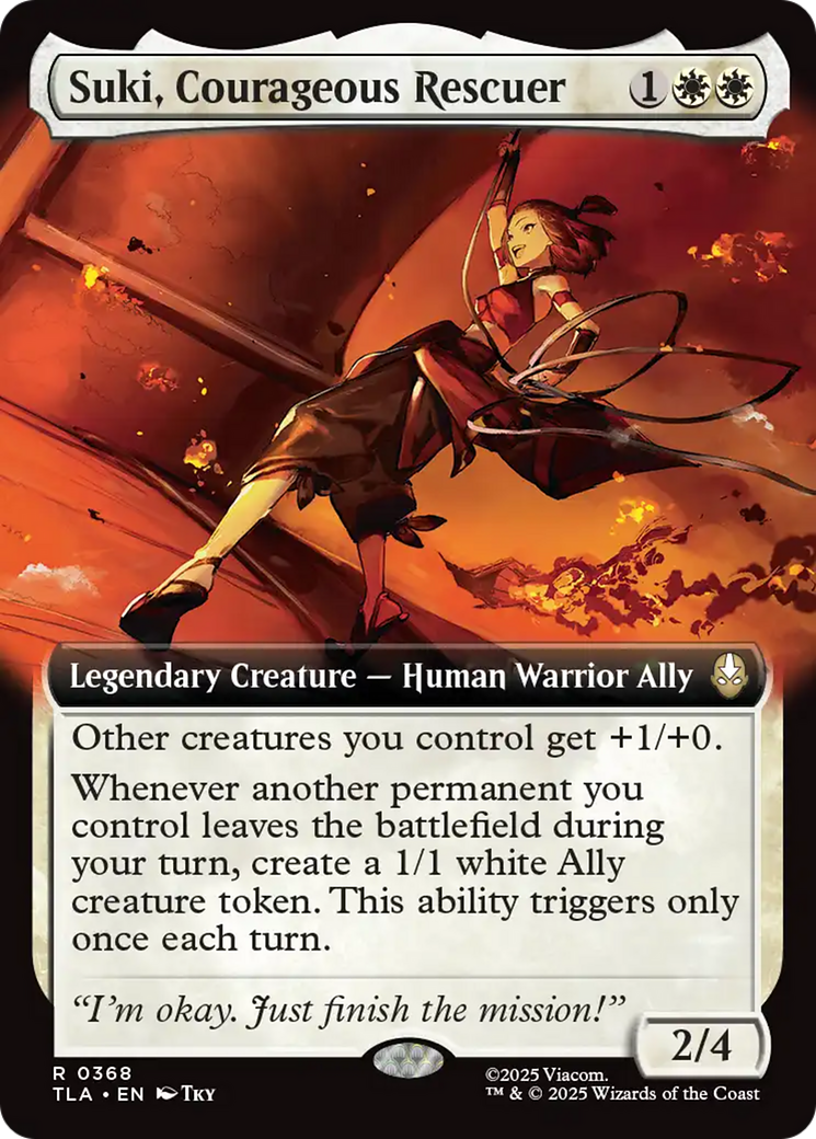 Suki, Courageous Rescuer (Extended Art) [Avatar: The Last Airbender] | Exor Games Bridgewater
