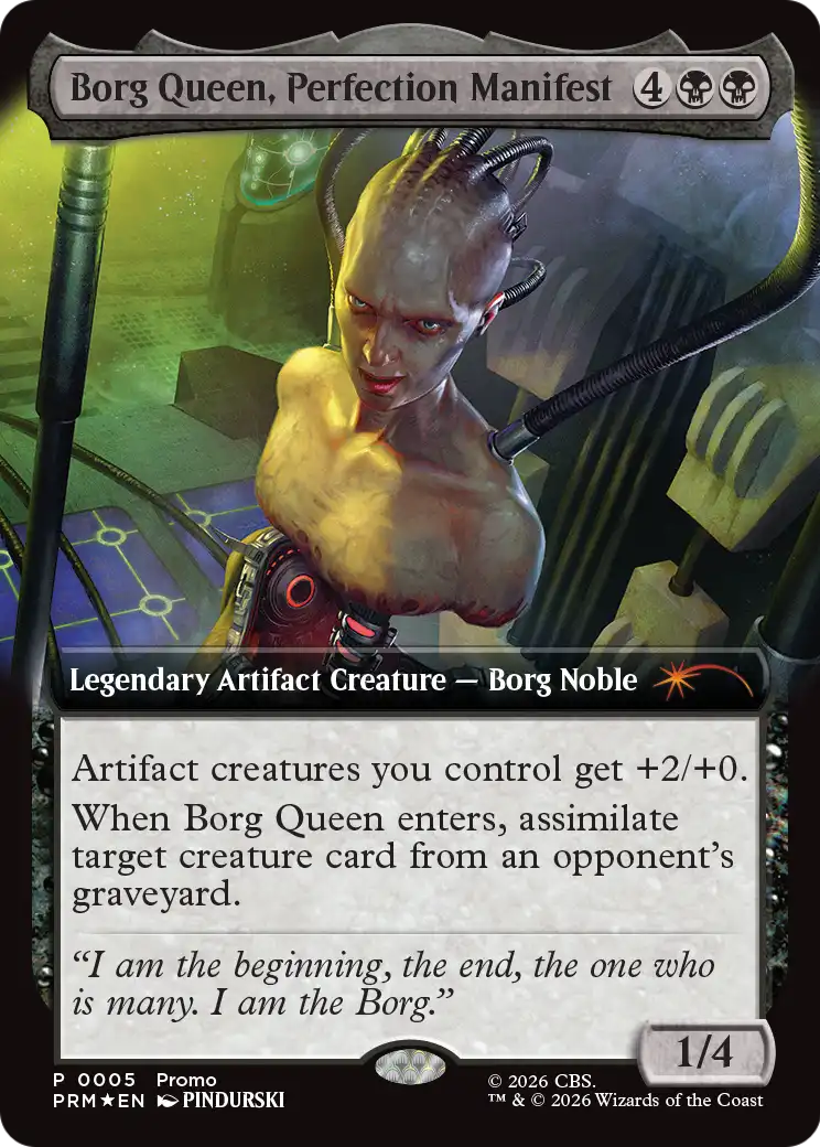 Borg Queen, Perfection Manifest (Extended Art) [Star Trek Promos] | Exor Games Bridgewater