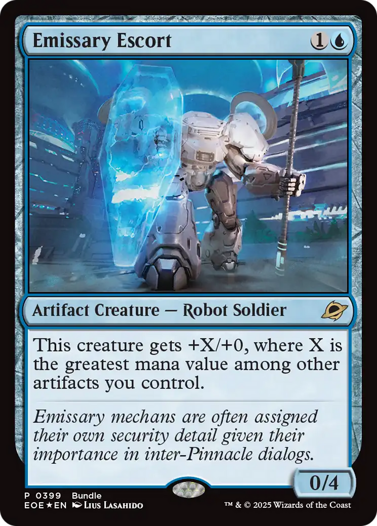 Emissary Escort [Edge of Eternities Prerelease Promos] | Exor Games Bridgewater