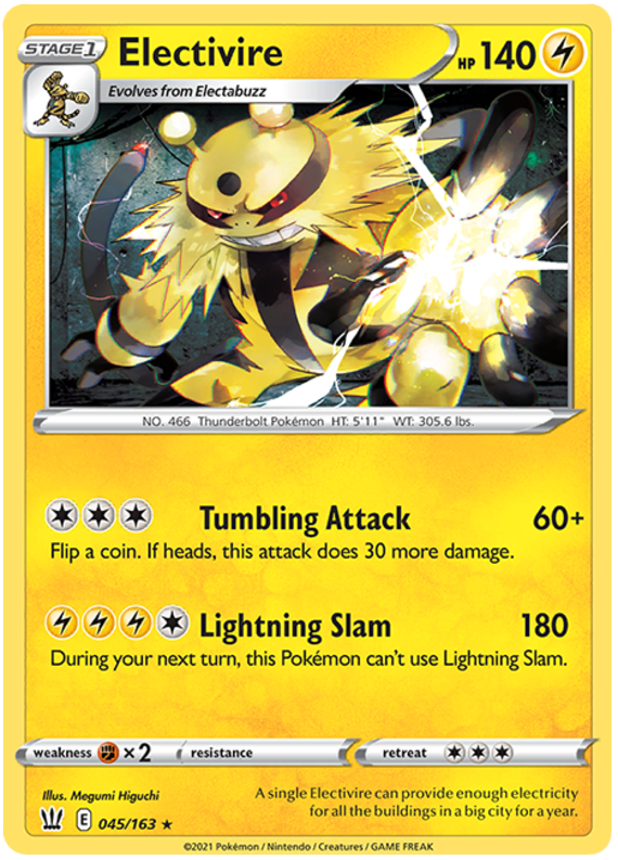 Electivire (045/163) [Sword & Shield: Battle Styles] | Exor Games Bridgewater