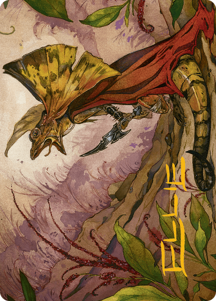 Hired Claw Art Card (Gold-Stamped Signature) [Bloomburrow Art Series] | Exor Games Bridgewater