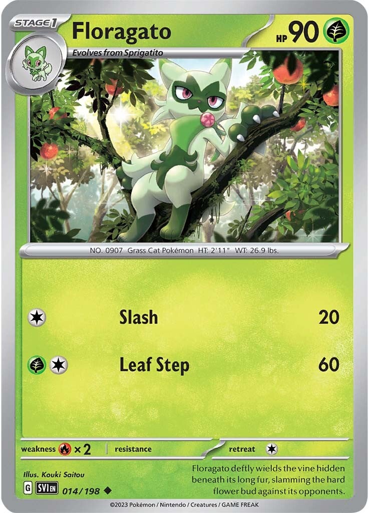 Floragato (014/198) [Scarlet & Violet: Base Set] | Exor Games Bridgewater