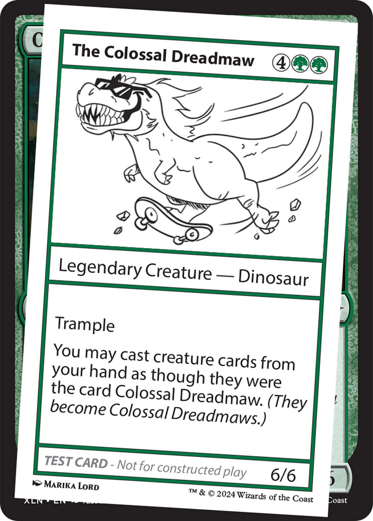 The Colossal Dreadmaw [Mystery Booster 2 Playtest Cards] | Exor Games Bridgewater