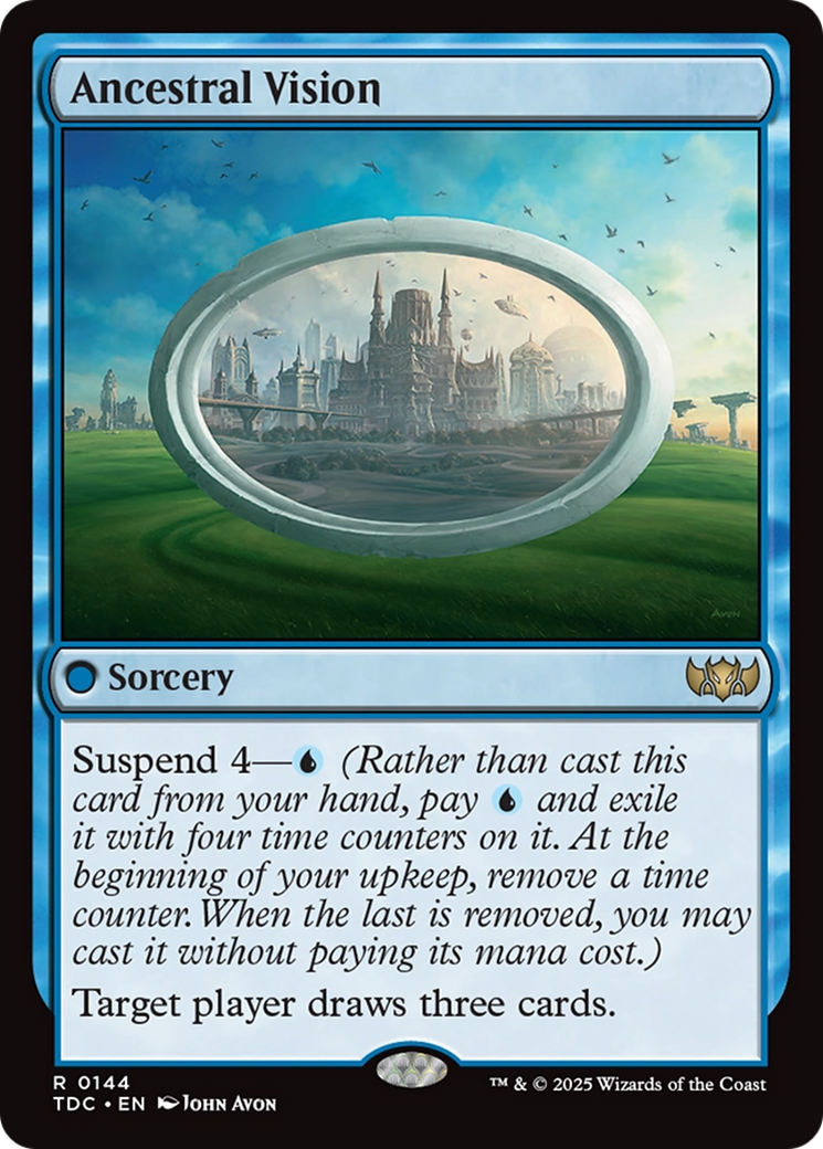 Ancestral Vision [Tarkir: Dragonstorm Commander] | Exor Games Bridgewater